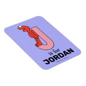 Magnet Flexible Elmo Alphabet | J rose (Côté Droit)