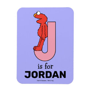 Magnet Flexible Elmo Alphabet   J rose