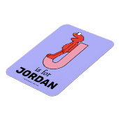 Magnet Flexible Elmo Alphabet | J rose (Côté Gauche)