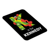 Magnet Flexible Elmo Alphabet | K Kiwi (Côté Droit)