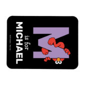 Magnet Flexible Elmo Alphabet | M pourpre (Horizontal)
