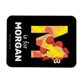 Magnet Flexible Elmo Alphabet | Musique M (Horizontal)