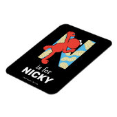 Magnet Flexible Elmo Alphabet | N Nuages (Côté Gauche)