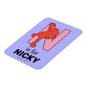 Magnet Flexible Elmo Alphabet | N rose (Côté Gauche)