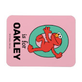 Magnet Flexible Elmo Alphabet | O Bleu-vert (Horizontal)