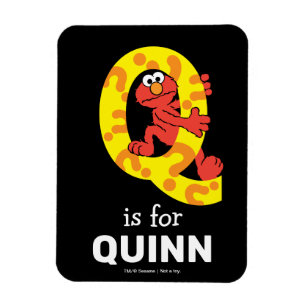 Magnet Flexible Elmo Alphabet   Point de question Q
