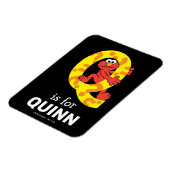 Magnet Flexible Elmo Alphabet | Point de question Q (Côté Gauche)