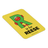 Magnet Flexible Elmo Alphabet | R Vert (Côté Droit)