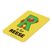 Magnet Flexible Elmo Alphabet | R Vert (Côté Gauche)
