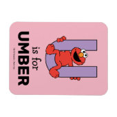 Magnet Flexible Elmo Alphabet | U Pourpre (Horizontal)
