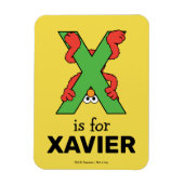 Magnet Flexible Elmo Alphabet | Vert X (Vertical)