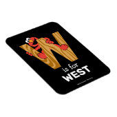 Magnet Flexible Elmo Alphabet | W Bois (Côté Droit)