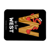 Magnet Flexible Elmo Alphabet | W Bois (Horizontal)