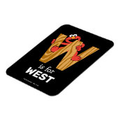 Magnet Flexible Elmo Alphabet | W Bois (Côté Gauche)