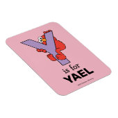 Magnet Flexible Elmo Alphabet | Y Violet (Côté Droit)