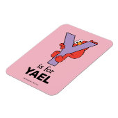 Magnet Flexible Elmo Alphabet | Y Violet (Côté Gauche)