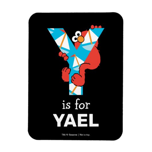 Magnet Flexible Elmo Alphabet | Y Yacht (Vertical)