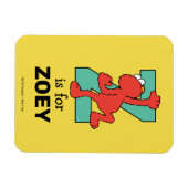 Magnet Flexible Elmo Alphabet | Z Sarcelle (Horizontal)