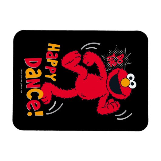 Magnet Flexible Elmo | Faire la joyeuse danse (Horizontal)