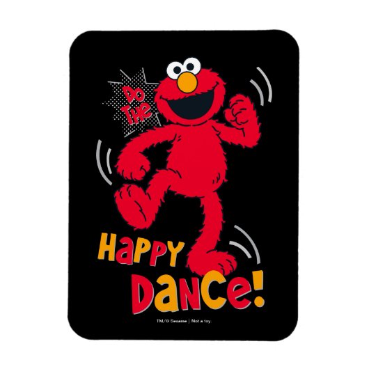 Magnet Flexible Elmo | Faire la joyeuse danse (Vertical)