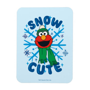 Magnet Flexible Elmo Snow Cute