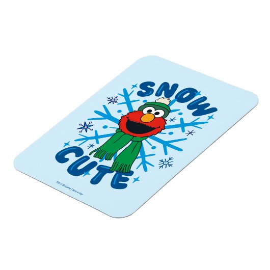 Magnet Flexible Elmo Snow Cute (Côté Gauche)