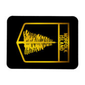 Magnet Flexible Emblem de Norfolk Island (Horizontal)