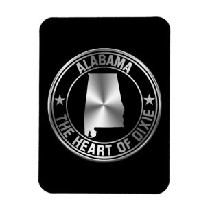 Magnet Flexible Emblème Alabama