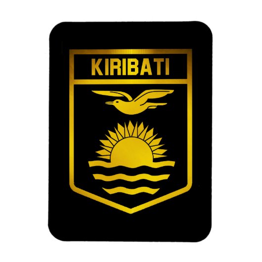 Magnet Flexible Emblème de Kiribati (Vertical)