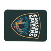 Magnet Flexible Emblème de la beauté des cavernes Carlsbad (Horizontal)