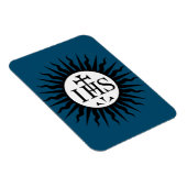 Magnet Flexible Emblème de la Compagnie de Jésus Monogramme (Côté Droit)