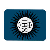 Magnet Flexible Emblème de la Compagnie de Jésus Monogramme (Horizontal)