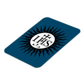 Magnet Flexible Emblème de la Compagnie de Jésus Monogramme (Côté Gauche)