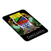 Magnet Flexible emblème de la tanzanie (Côté Droit)