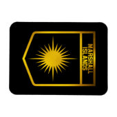 Magnet Flexible Emblème des Îles Marshall (Horizontal)