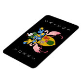 Magnet Flexible emblème des îles turques et caicos (Côté Gauche)