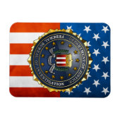 Magnet Flexible Emblème du FBI (Horizontal)