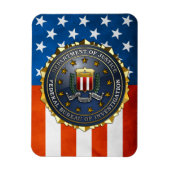 Magnet Flexible Emblème du FBI (Vertical)