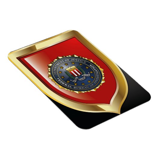 Magnet Flexible Emblème du FBI (Côté Droit)