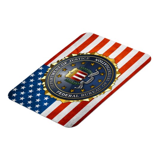 Magnet Flexible Emblème du FBI (Côté Gauche)