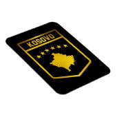 Magnet Flexible Emblème du Kosovo (Côté Droit)