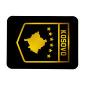 Magnet Flexible Emblème du Kosovo (Horizontal)
