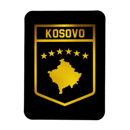 Magnet Flexible Emblème du Kosovo (Vertical)