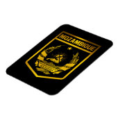 Magnet Flexible Emblème du Mozambique (Côté Gauche)