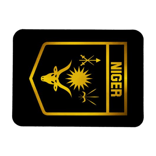Magnet Flexible Emblème du Niger (Horizontal)