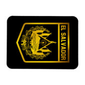 Magnet Flexible Emblème du Salvador (Horizontal)