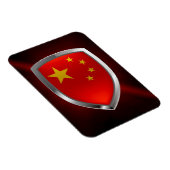 Magnet Flexible Emblème métallique chinois (Côté Droit)
