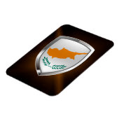 Magnet Flexible Emblème métallique de Chypre (Côté Gauche)