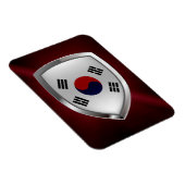 Magnet Flexible Emblème métallique de Corée du Sud (Côté Droit)