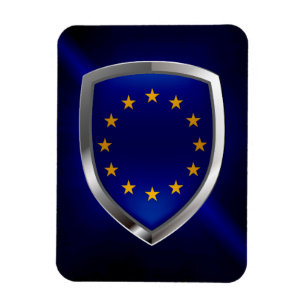 Magnet Flexible Emblème métallique de l'Union européenne